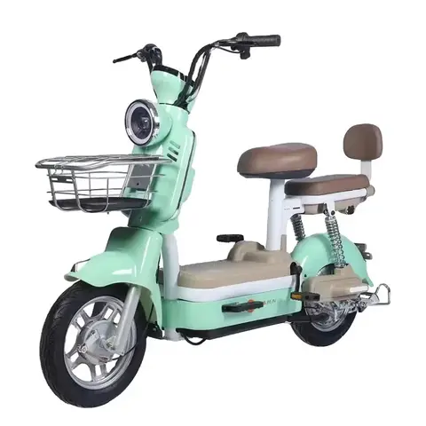 Ny elmotorcykel 500W48V20AH 2 hjul med pedaler Elscooter Moped Elscooter Populär scooter Stadspendling 6 best sales motorcykel elektrisk skoter - №3