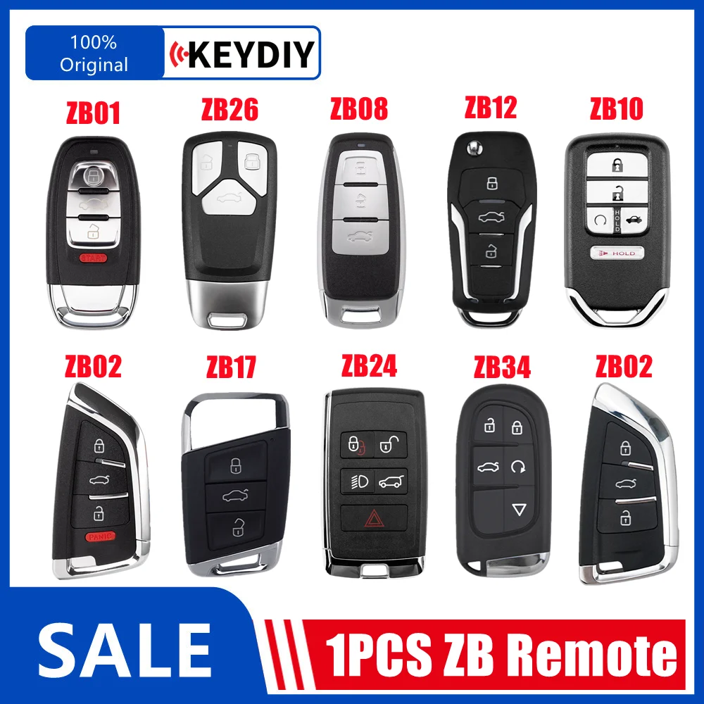 KEYDIY KD ZB ZB01 ZB02 ZB26 ZB10 ZB08 ZB17 ZB12 ZB24 ZB34 Universal Smart Remote Key for BMW/Audi/Honda/V.W/F.ord/Land Rover