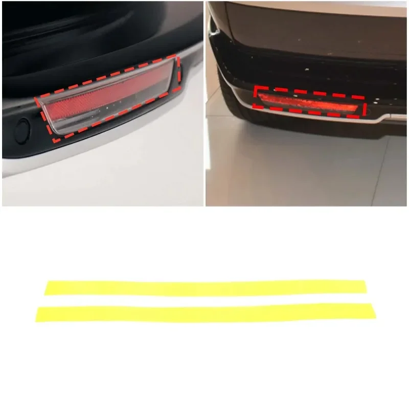 For Land Rover Range Rover Vogue 2023 Pvc Yellow Car Rear Fog Lamp Protective Film Sticker  Exterior Protection Car Accessories