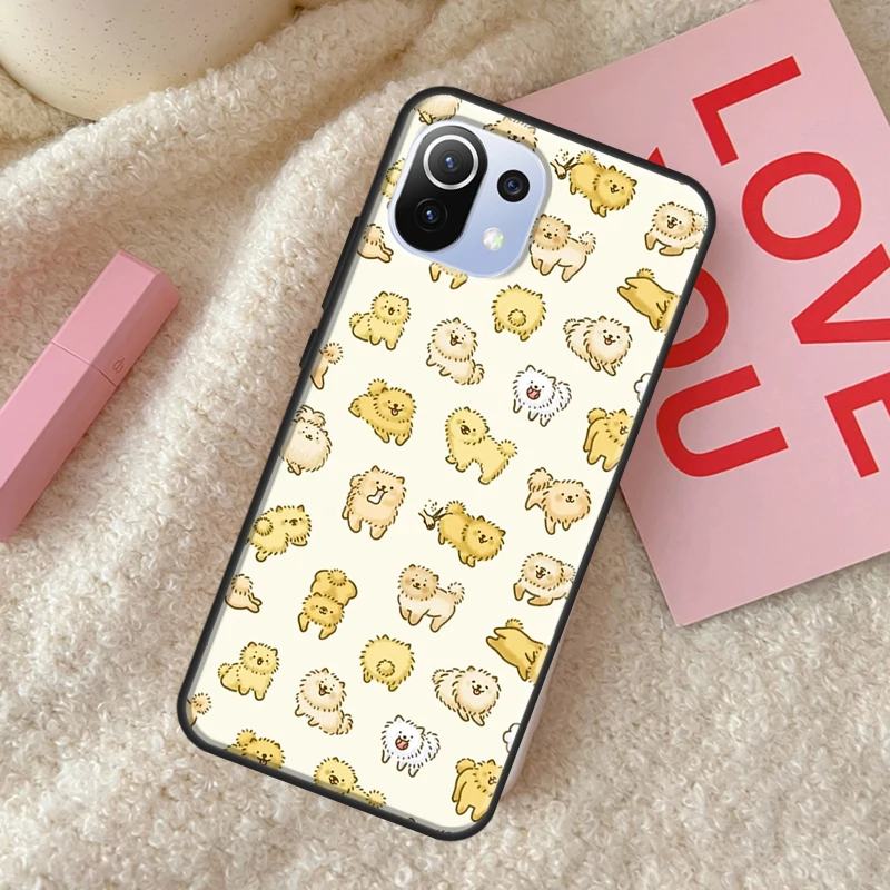 Pomeranian Dog Case For POCO X5 X3 X4 F5 Pro F3 F4 GT C40 M5s Phone Cover For Xiaomi 13 11T 12T Pro 12 Lite