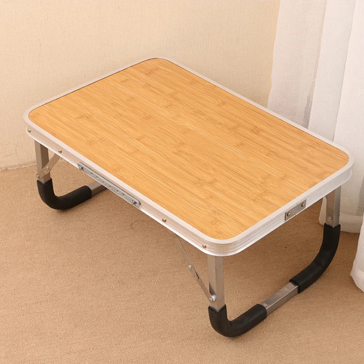 Portable Bed Folding Computer Desk Simple Household Laptop Bed Desk Foldable Aluminum Alloy Bed