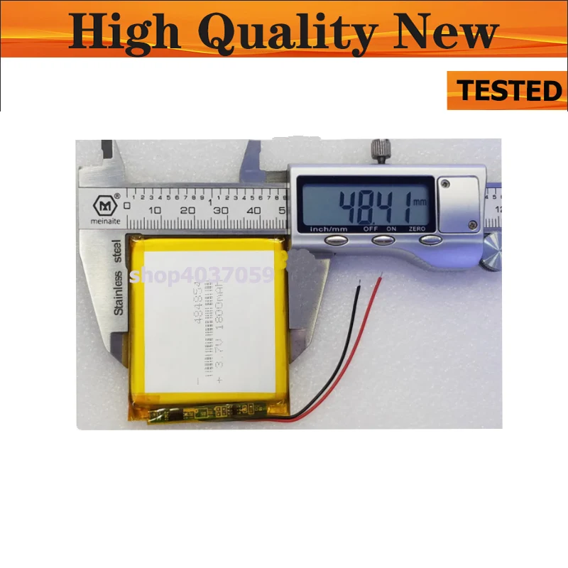 1-10 PCS / LOT 484854 battery for tablet pc BANK,GPS,mp3,mp4 3.7V 1800mAH Replacement