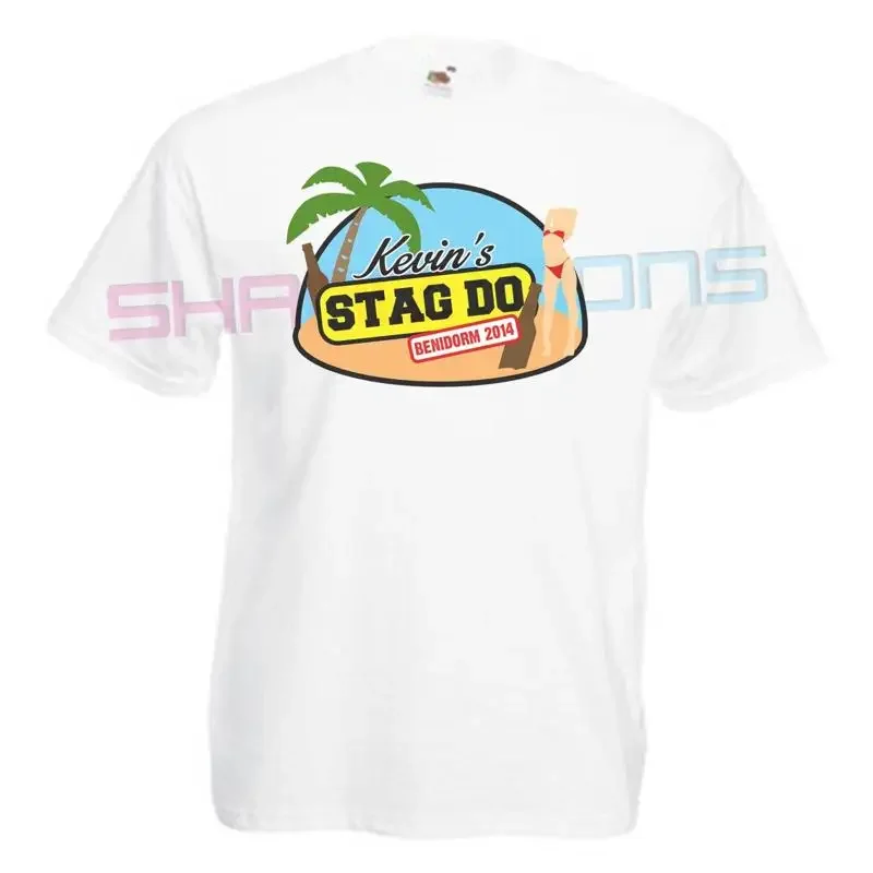 Personalised Stag Do Party Adults Mens T Shirt 12 Colours Size S 3XL