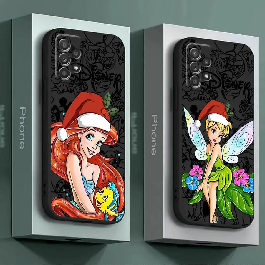 Disney Princess phone Case for Samsung A51 A52 A71 A72 4G 5G A52s A53 A54 A55 A73 5G A21s A31 A41 A16 5G A50 A50s A70 A70s