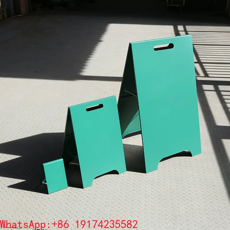 Outdoor Shop Store Front Advertising Board Custom Folding Sign Stand Pavement Sandwich Board A-frame Sidewalk Sign