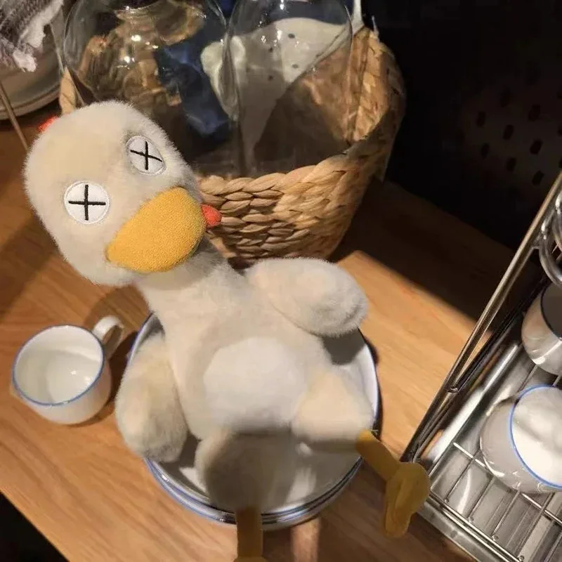 Magnetic Salted Duck Plush Doll Detachable Funny Duck Stuffed Quirky Gag Gift For Birthday & Holiday Present Ornament