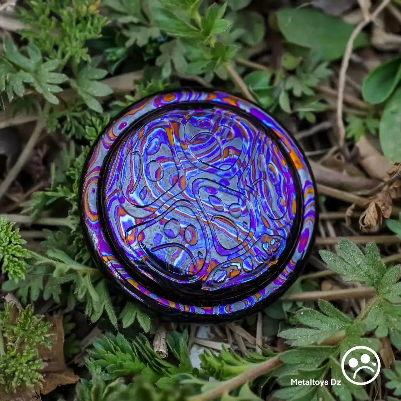 Dz TopC PPB Haptic Coin Fidget Push Slider Spinner Mechanical Structure Adult Metal Toy Decompression EDC Limit Edition