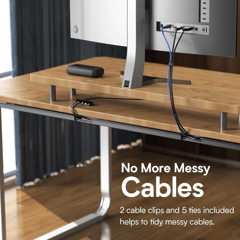 40CM Cable Management Under Desks J Channel PVC No Drilling Cord Hider Desk Cables Raceway Tray for home office wire Organizer