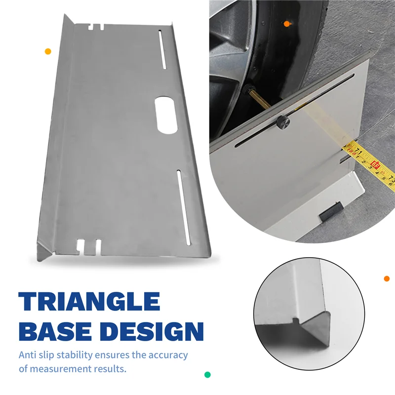 

NEW-Wheel Alignment Tool Wheel Alignment Plate Toe Angle Measurement Tool Plate Alignment Rods And Slots Accessories