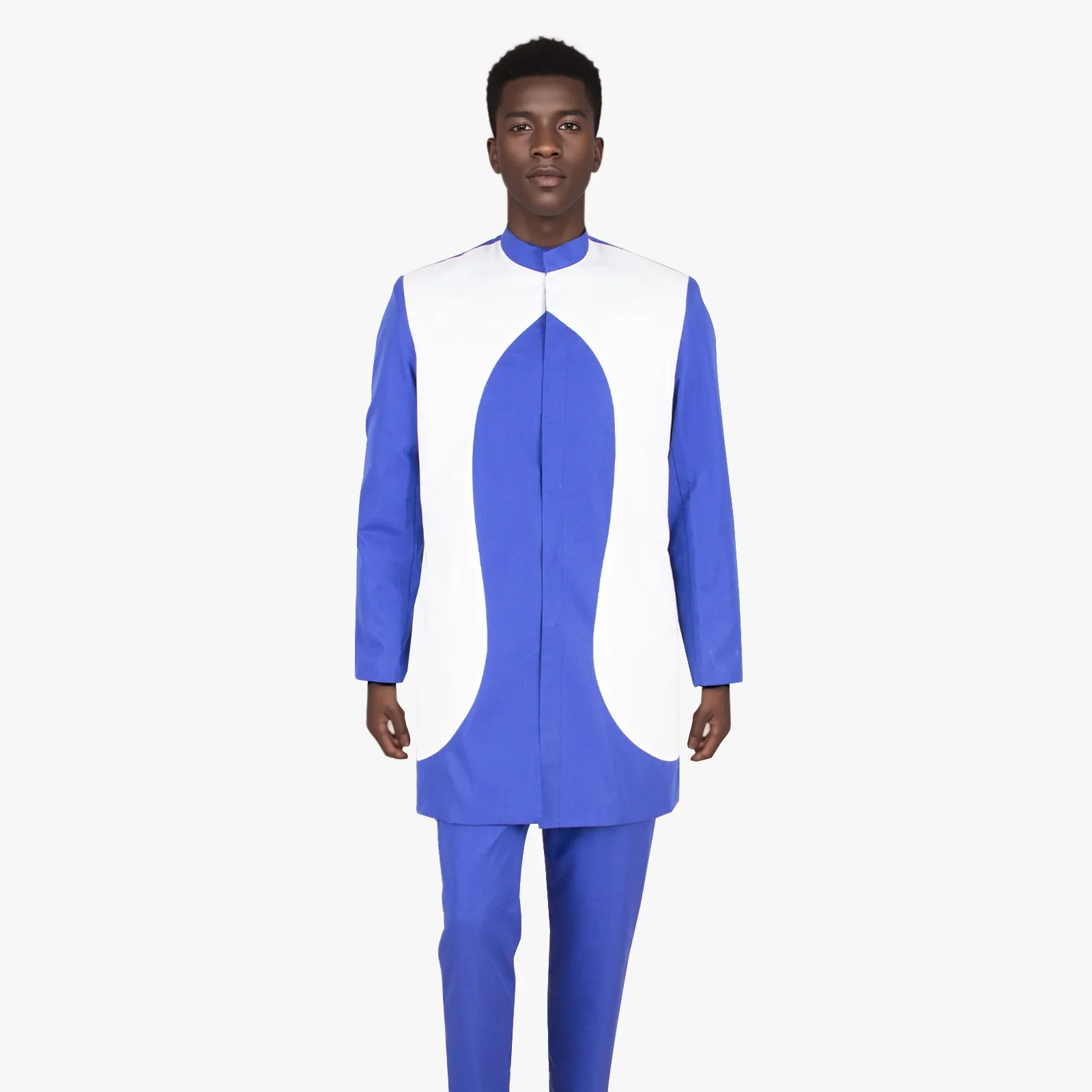 Dashiki Men African Clothes Jacket Outfit Traditional Attire Slim Fit Blazer and Pants Two Piece Set Formal Clothes A2316068