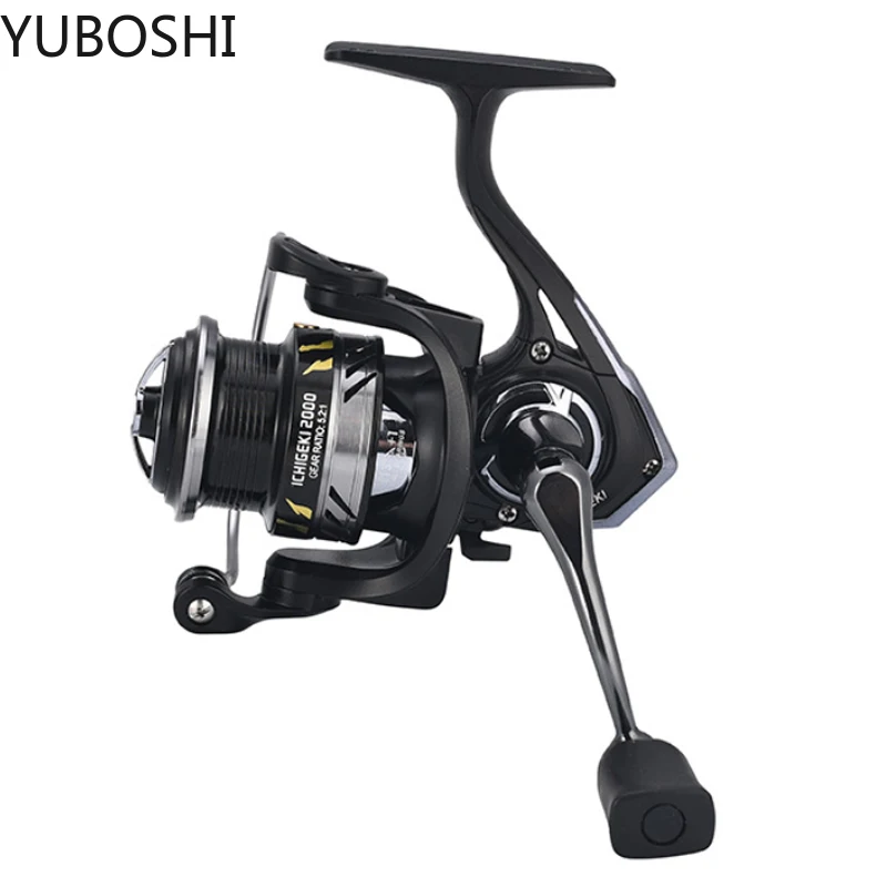 

YUBOSHI новинка 13 + 1BB левая/правая сменная Рыболовная катушка 1000 2000 3000 серия высокогладкое спиннинговое колесо
