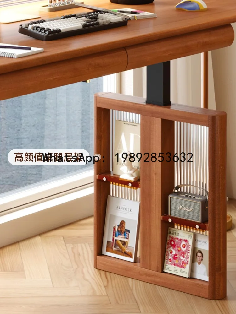 X9  solid wood electric lifting table medieval learning desk intelligent computer lifting office workbench