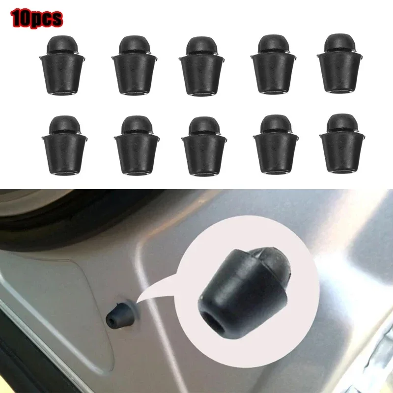 10Pcs Universal Auto Door Anti-shock Cushion Gasket Rubber Dampers Buffer Pad for Car Door Stickers