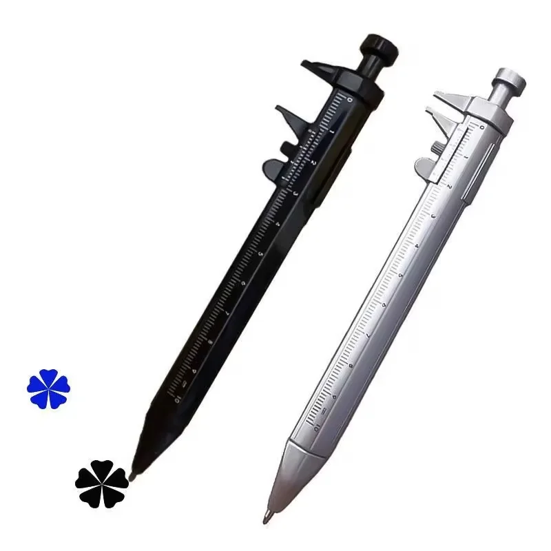 Multi-functional Vernier Caliper Ballpoint Pen Gel Pen Gadget For Men Women Pen Gel Ink Pen Stationery Writing Instrument Holder