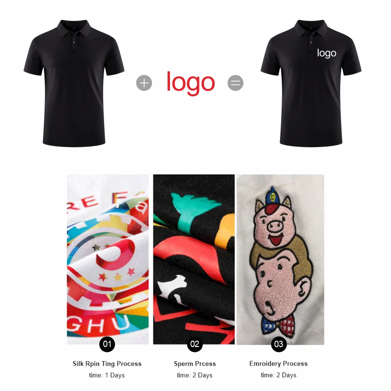 Elike alta-qualidade rápido seco camisa polo impressão logotipo personalizado design pessoal topos bordado verão puro 8 cores clo