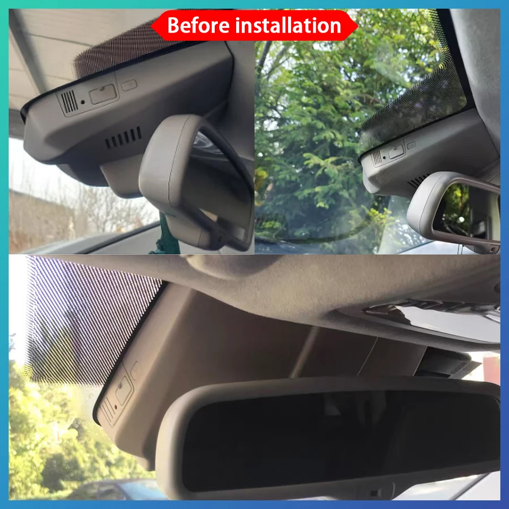 for Hongqi H7 Facelift 2016 2017 2018 2019 2020 2021 4K Wifi DVR Video Recorder Dash Cam Front Rear Camera Loop Recording