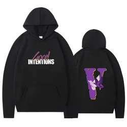 Vlone-Sudadera con capucha para hombre y mujer, masculina y femenina prenda de vestir, de gran tamaño, de alta calidad, con escote en v, estilo americano