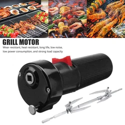 BBQ Rotator Motor or Rotary Fork Set Electric BBQ Rotisserie Grill Rod 1.5V D Size Barbecue Rotisserie Rotator Motor Durable