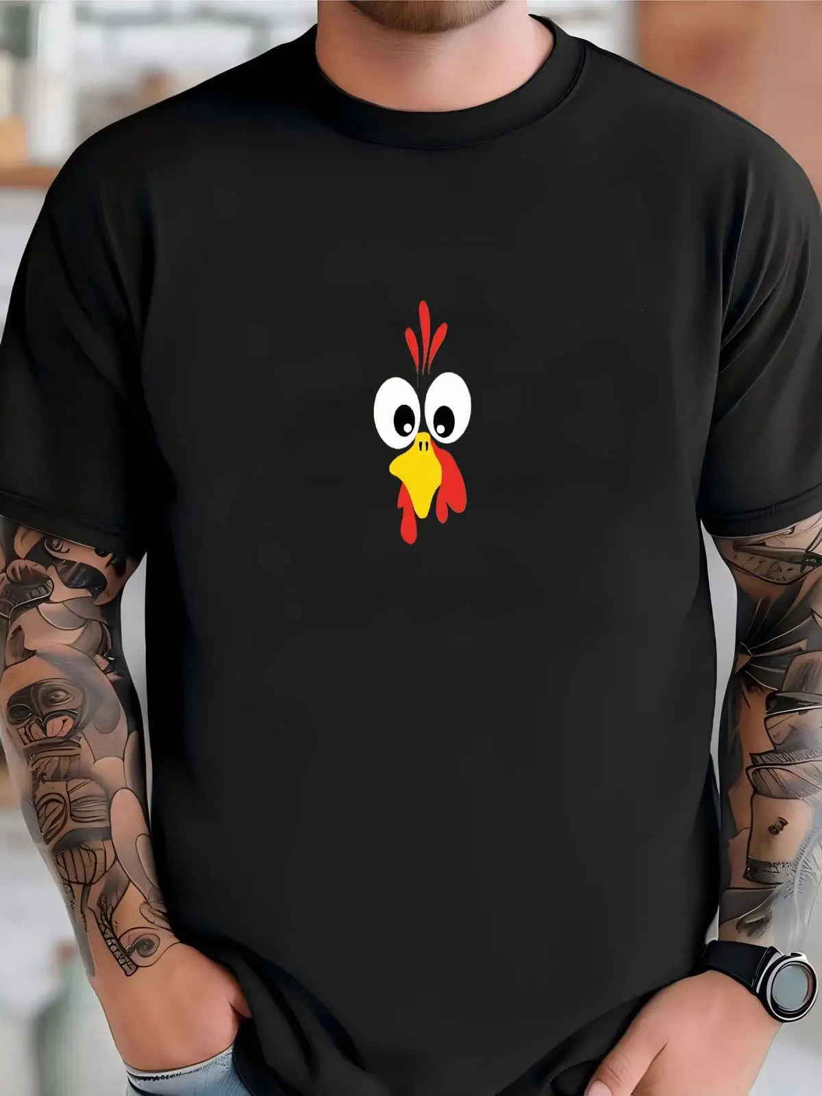 Mens Friendsgiving Sweatshirt, Thanksgiving For Friend, Party Shirt, Turkey Shirt T-Shirt 100% Cotton Trendy Y2K Short-Sleeve