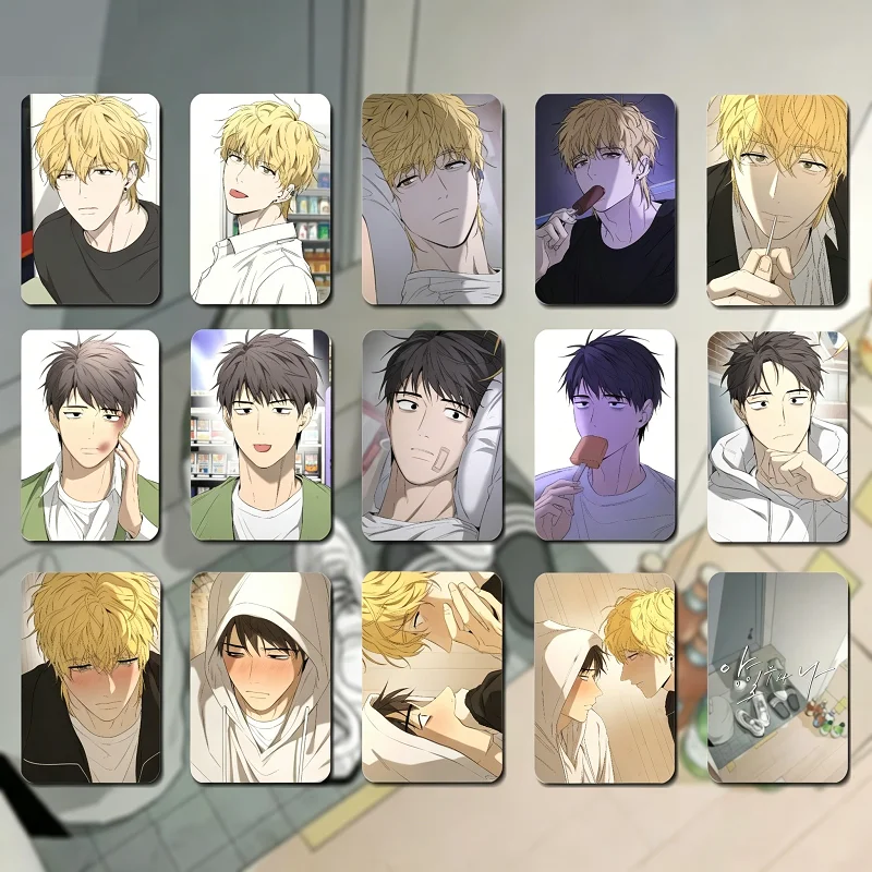 14Pcs/Set Yang Il-woo and I Manhwa Lomo Cards Yang Ilwoo & Jang Baekhee BL Webtoon Photo Cards for Fans Collection & Gift image 6