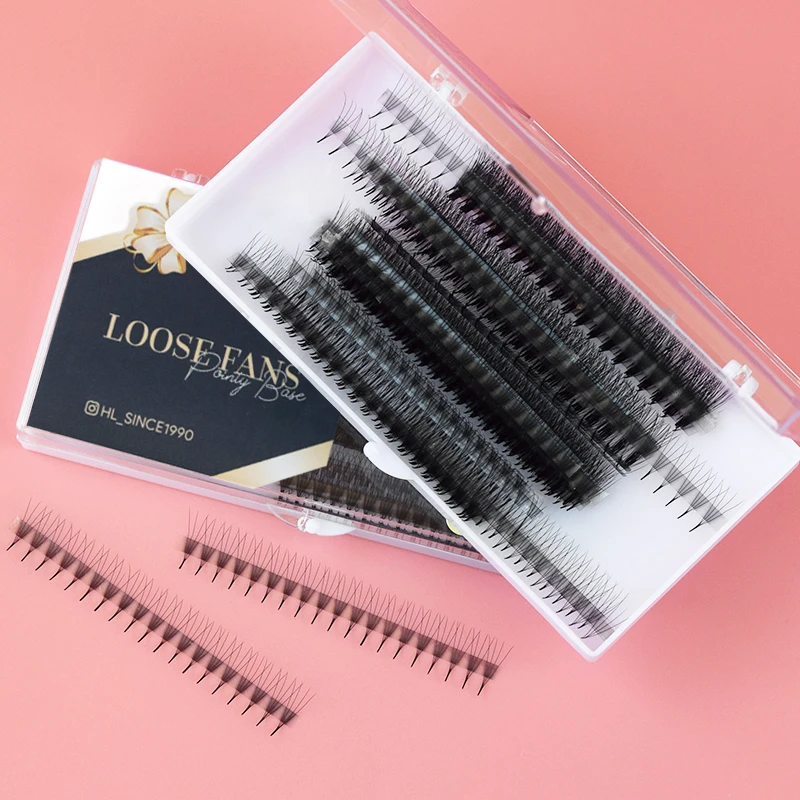 H&L SINCE 1990 Ultra Speed 3D ——8D 10D strip Eyelash Extension Promade Pointy Base Volume Soft Nature Fake Lashes Makeup.