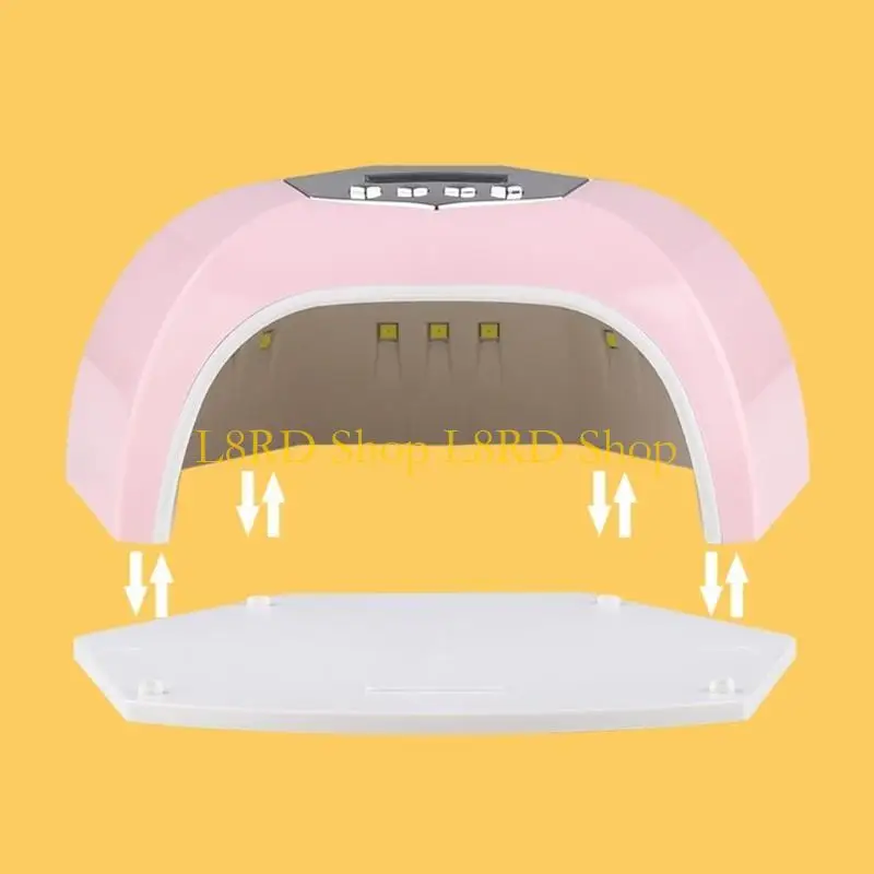 L8RD UV-LED-Nagellampe, UV-LED-Nagellack-Trockner, Gel-Maschine für Maniküre und Pediküre mit und 4