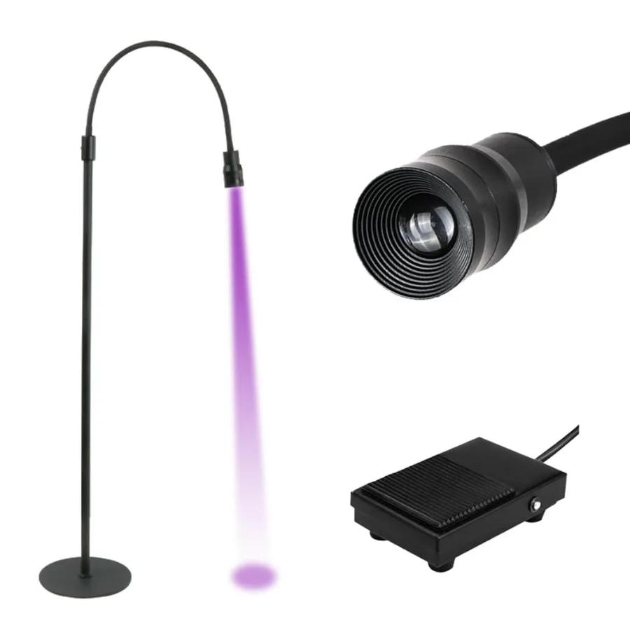 

UV Light for Lash Extension Adjustable Lash Lamp LED Foot Pedal UV Gel Curing Light