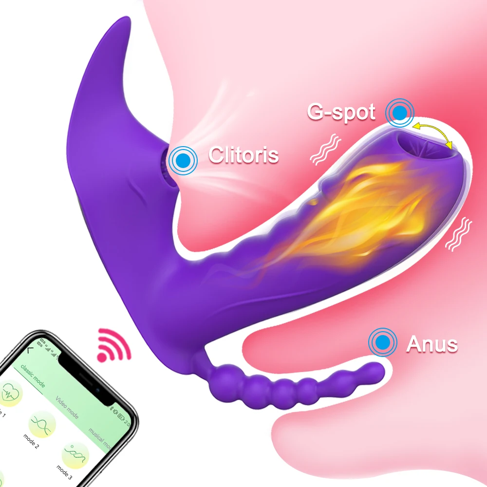 Aplikacja Bluetooth 3 w 1 wibrator Dildo dla kobiet bezprzewodowy pilot zdalnego sterowania Sucker stymulator łechtaczki zabawki erotyczne kobieta