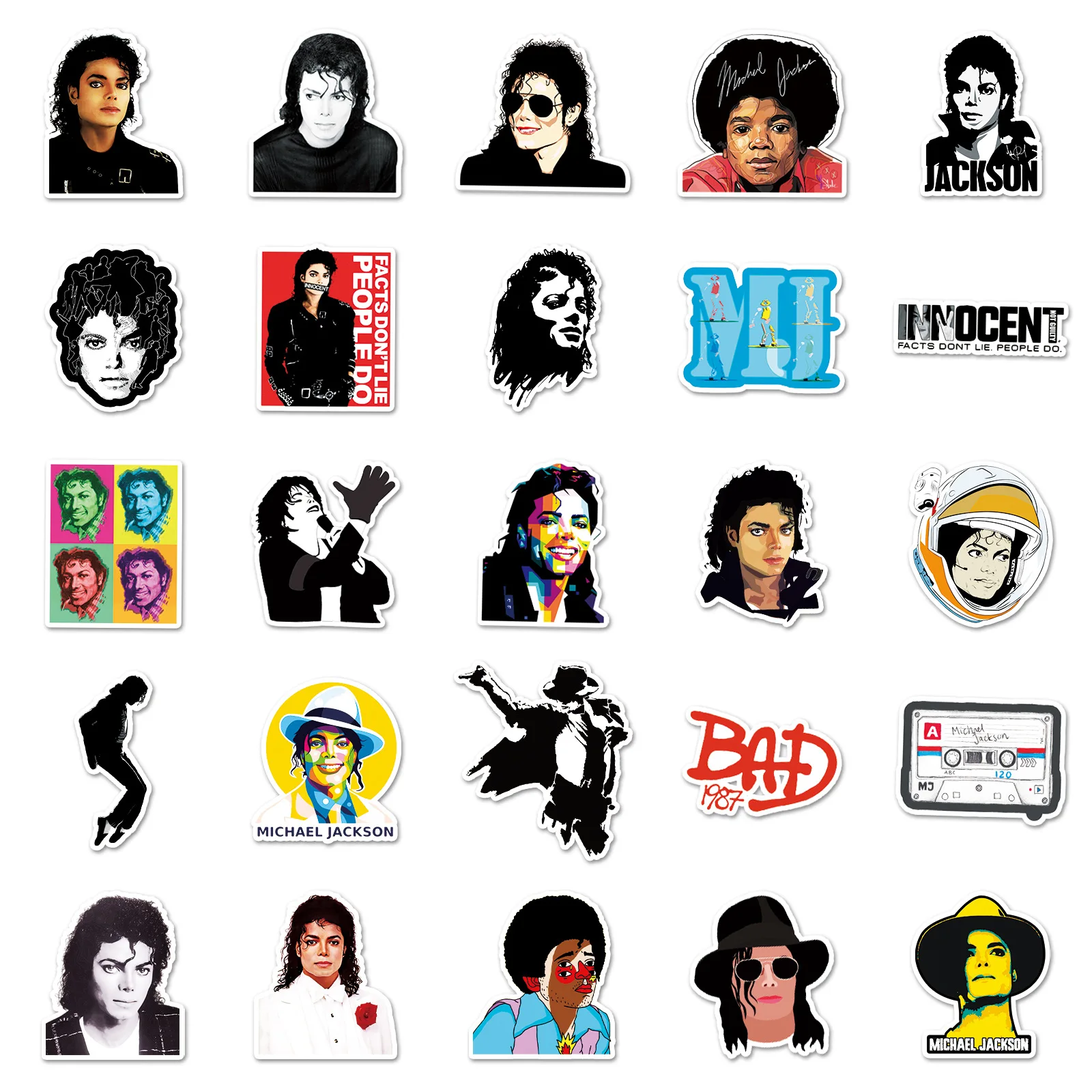 50 Adesivi di Michael Jackson, - Memo Pad Sticky recensione e prezzo