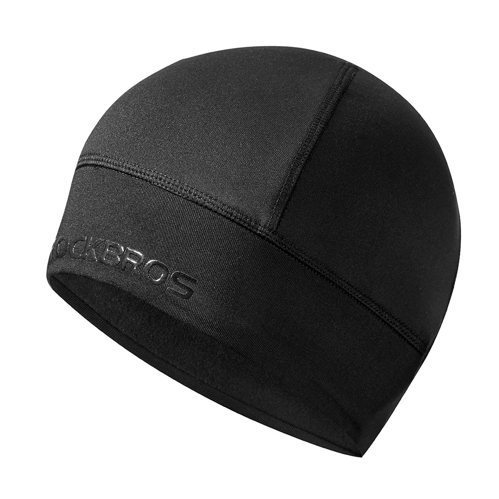 AliExpress ROCKBROS Winter Cycling Fleece Hats Outdoor Sports Cap Men Winter Warm Head Hat Windproof Skiing