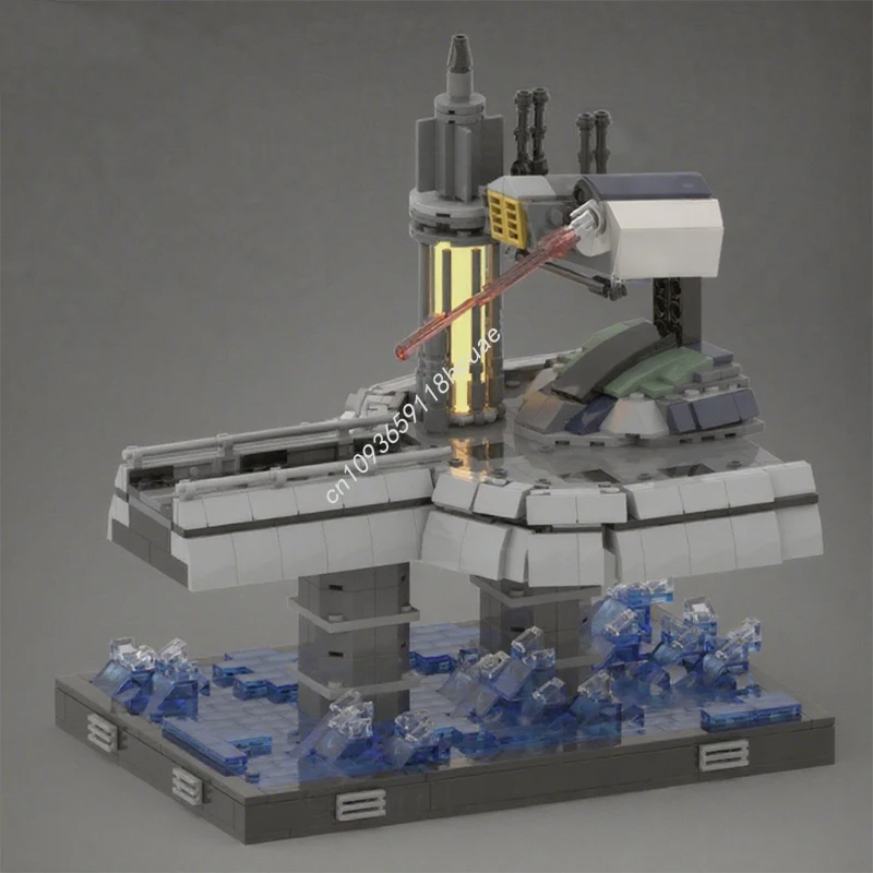 

943 шт. MOC Duel Kamino Diorama Коллекция Episode Star Battle Ultimate Коллекционная серия Модель Строительные блоки Игрушка Рождественский подарок