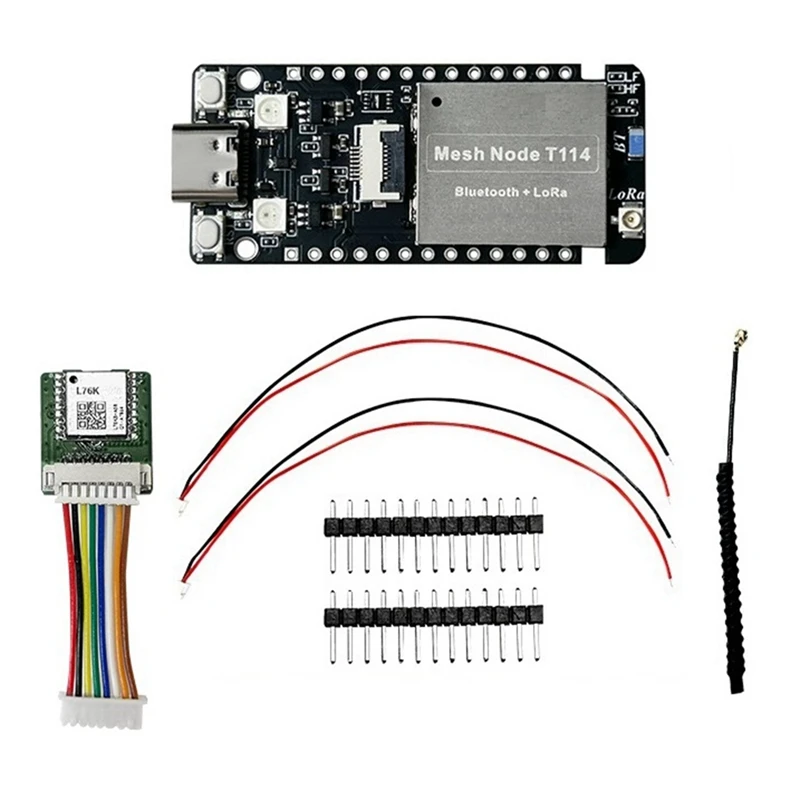 1Set Meshtastic Tracker T114 Nordic NRF52840 SX1262 Lorawan Lora For Arduino Positioning Devboard BLE Wifi 433-510Mhz