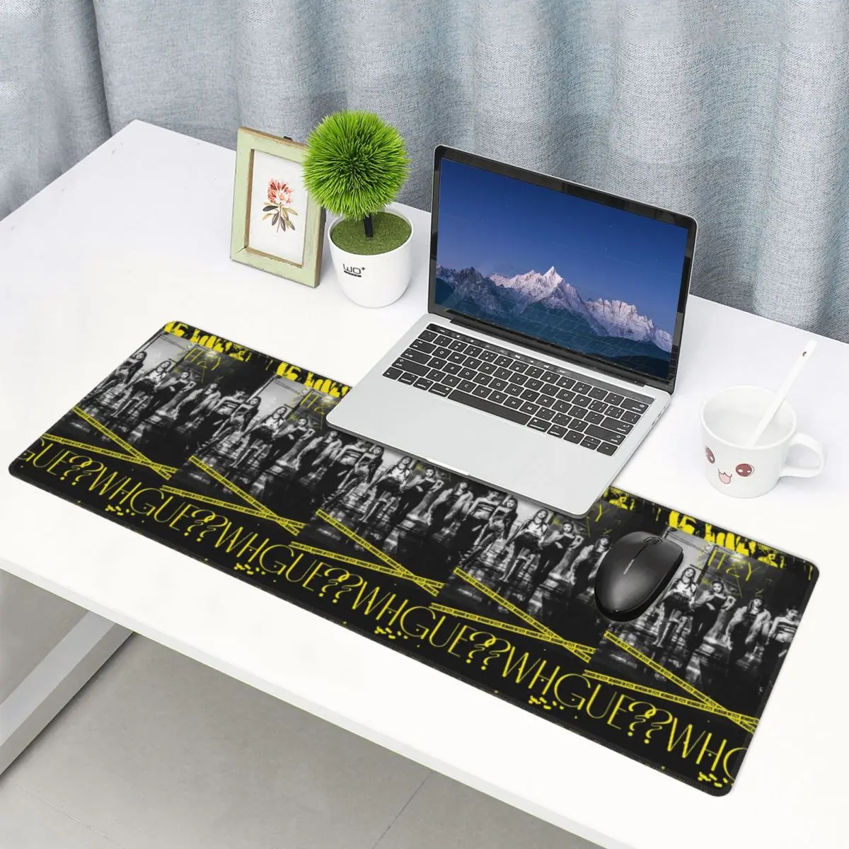 Large Mouse Pad Kpop Itzy-Girl Group Idol Gamer PC Laptop Mats Keyboard Carpet Computer Gaming Office Accessories Desk Mat