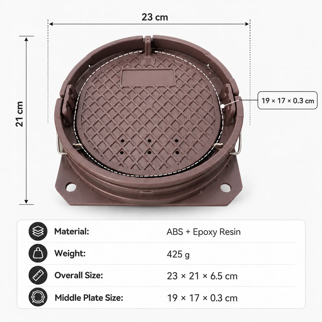 1Pc Trigger Pedal ABS Replacement For Wild Boar Mouse Trap Beaver Rat Wolf Otter Coyote Trap Garden Outside