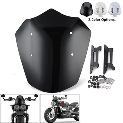 3R Windscreen for Triumph Rocket 3 R 3R GT 2020 2021 2022 2023 Motorcycle Windshield Wind Deflector Shield with Bracket