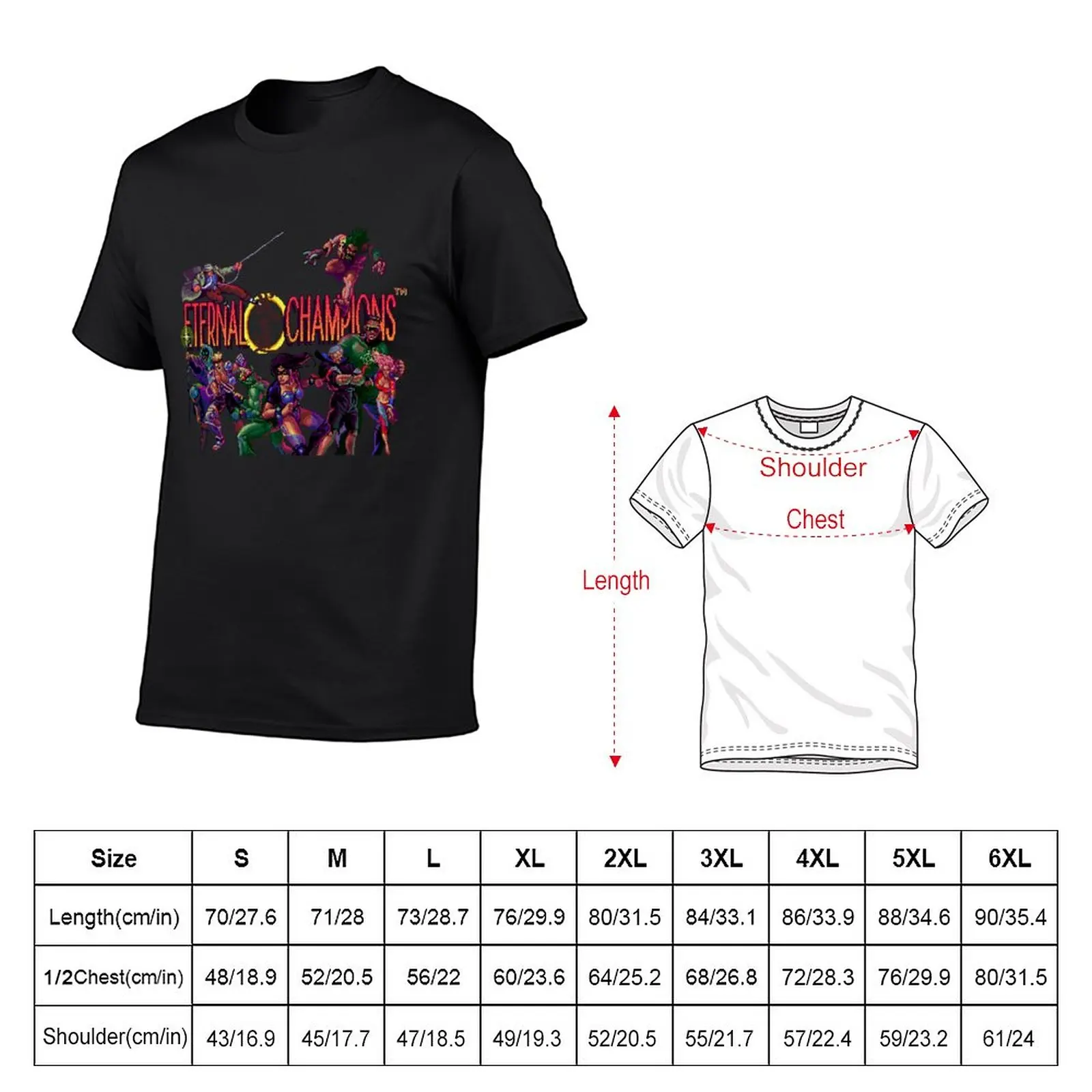 New Champions Of Eternity T-Shirt graphics t shirt boys t shirts Short t-shirt Men's clothing