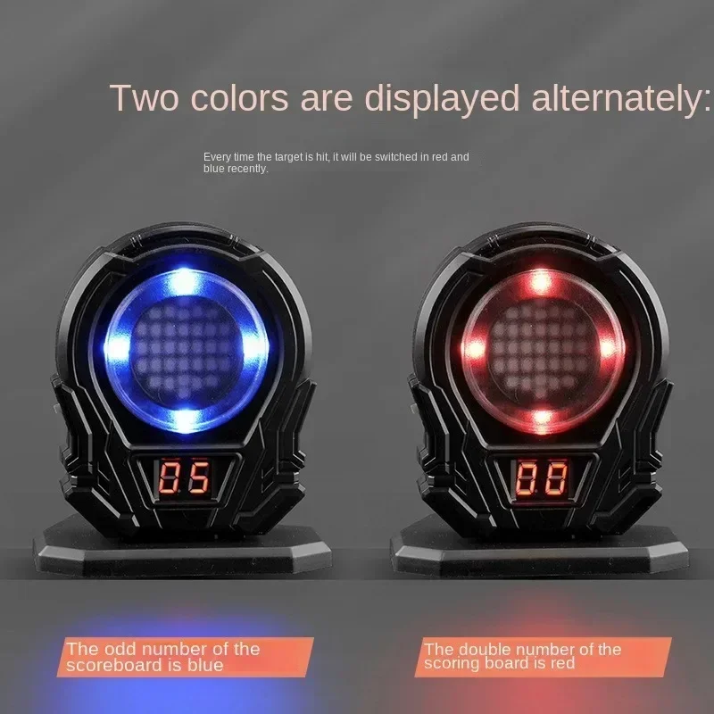 Infrared Induction Electronic Scoring Laser Target Color Sensitive Shooting Practice with Sound Effects Training Toy Equipment