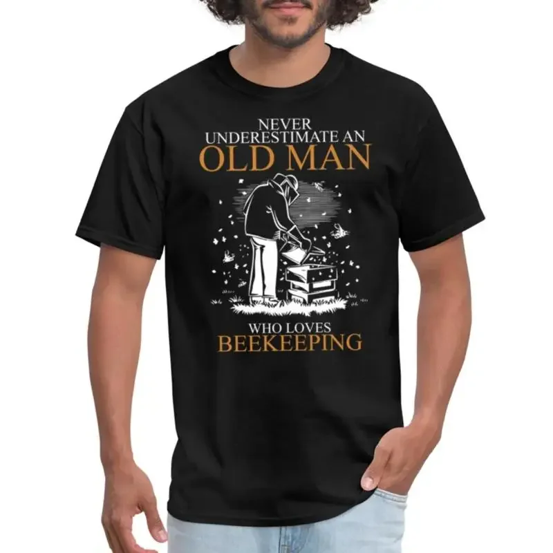 Never Underestimate An Old Man Beekeeping Men's T Shirt