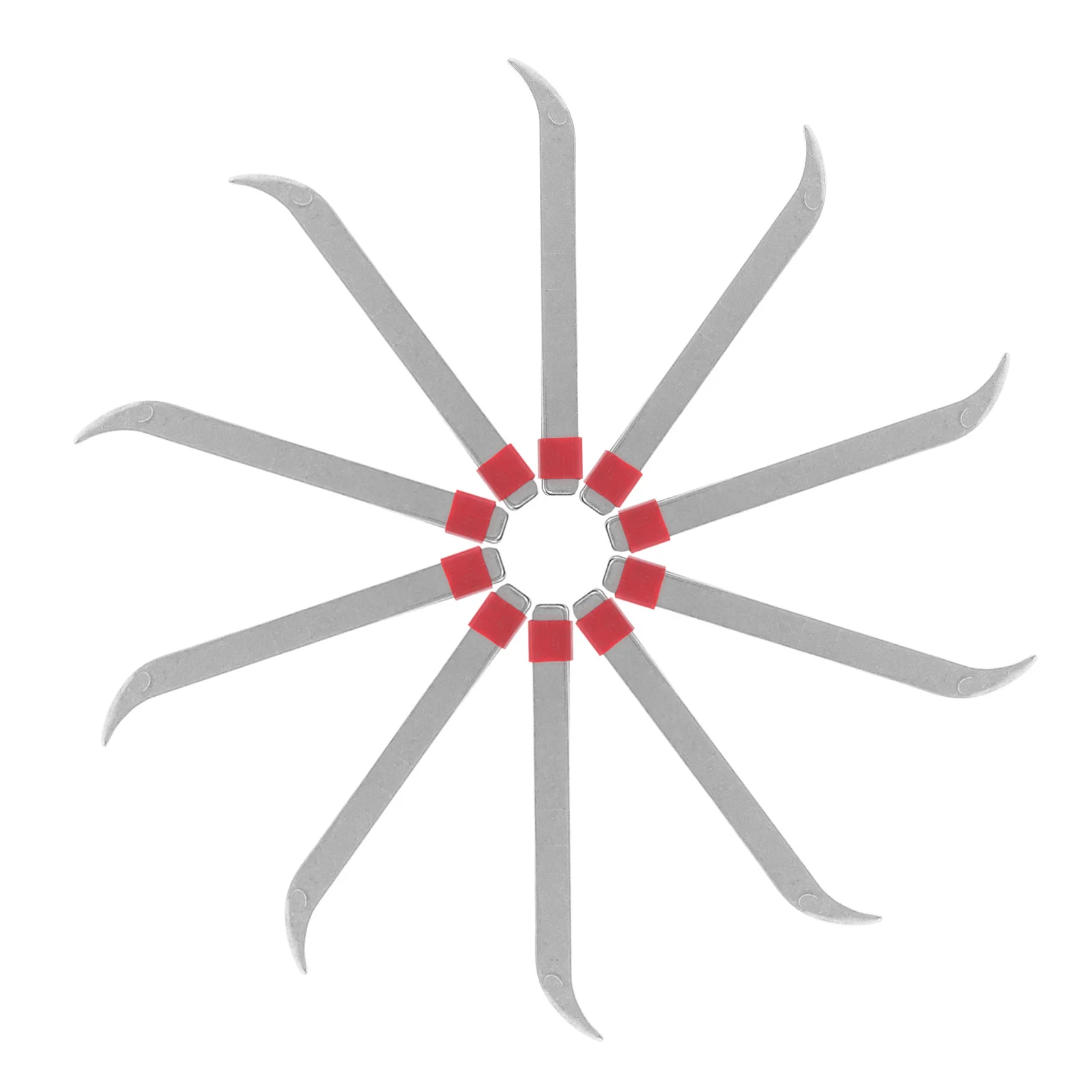 

10Pcs Needle Puller Manual Needle Remover Stainless Steel Hand Sewing Tool for Shoe Repair Needlework DIY Craft Supplies