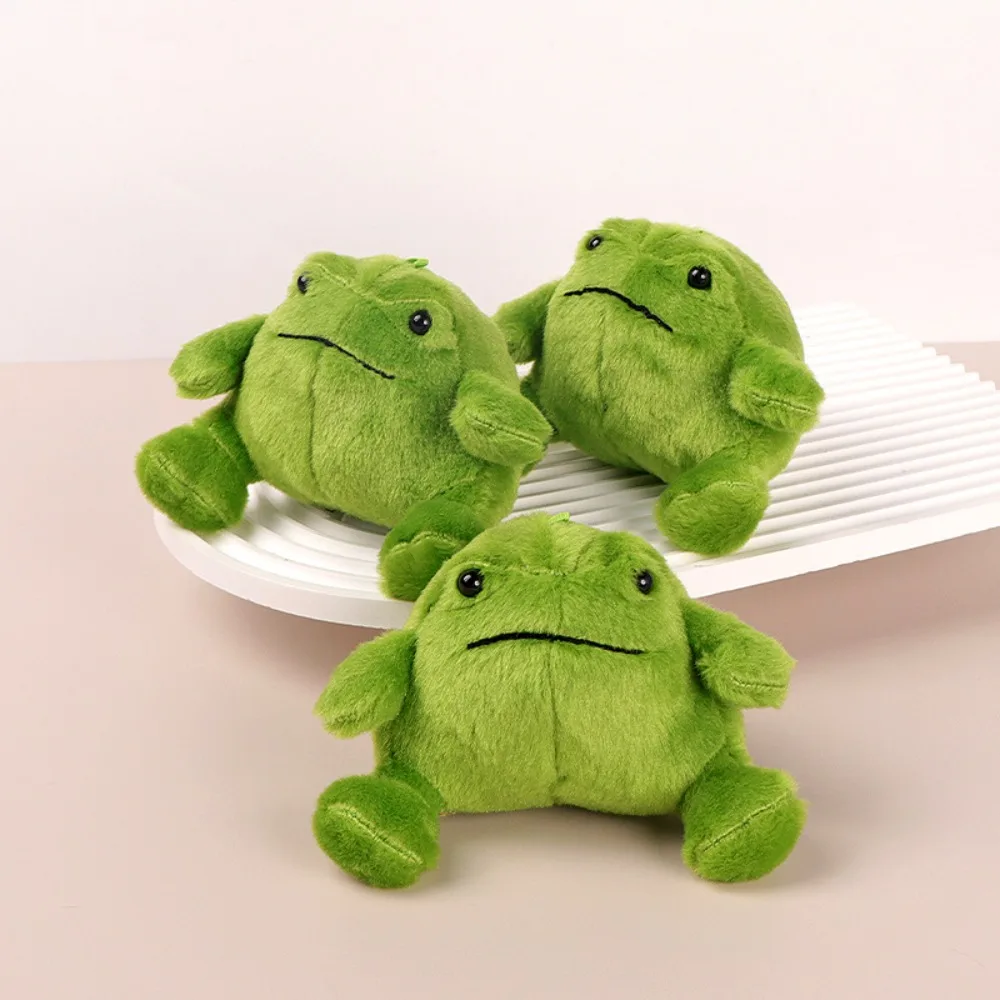 

Green Frog Cartoon Frog Plush Keychain Soft Cartoon Ricky Rain Frog Plush Pendent Creative Kawaii Ricky Rain Frog Plush Keyring