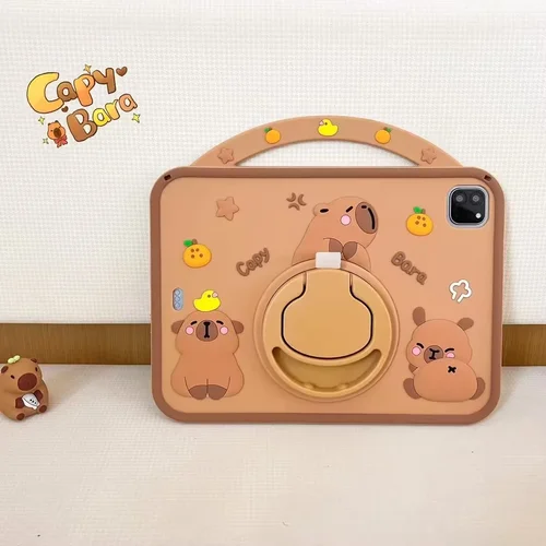Imagen 2 del producto Funda infantil para Samsung Galaxy Tab A9, 8,7 pulgadas, SM-X110 A9 + 11 SM-X210 S6 lite 10,4 SM-P610 P620 P625, bonita funda para tableta Capybara