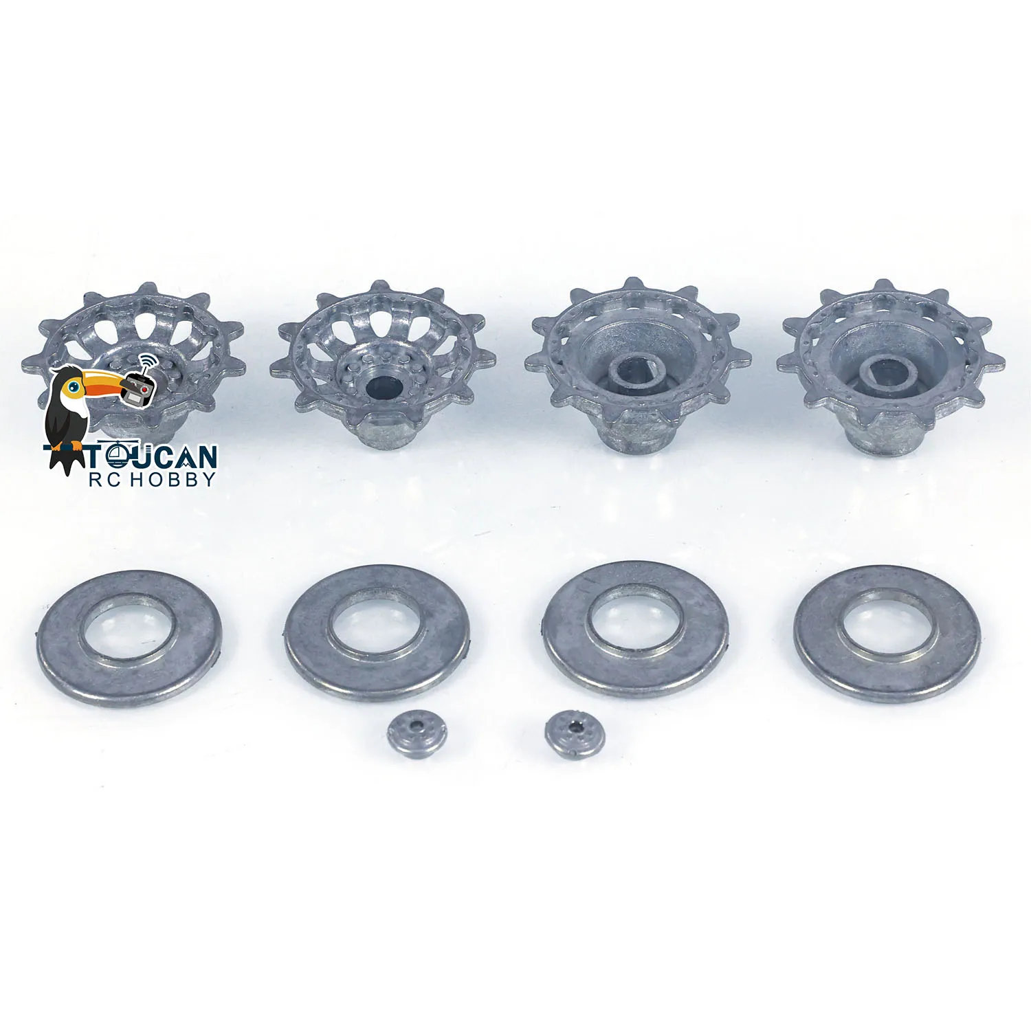 Spare Parts Metal Sprockets Driving Wheels Accessories for 1/16 Heng Long RC Tank Challenger II 3908 TH23173