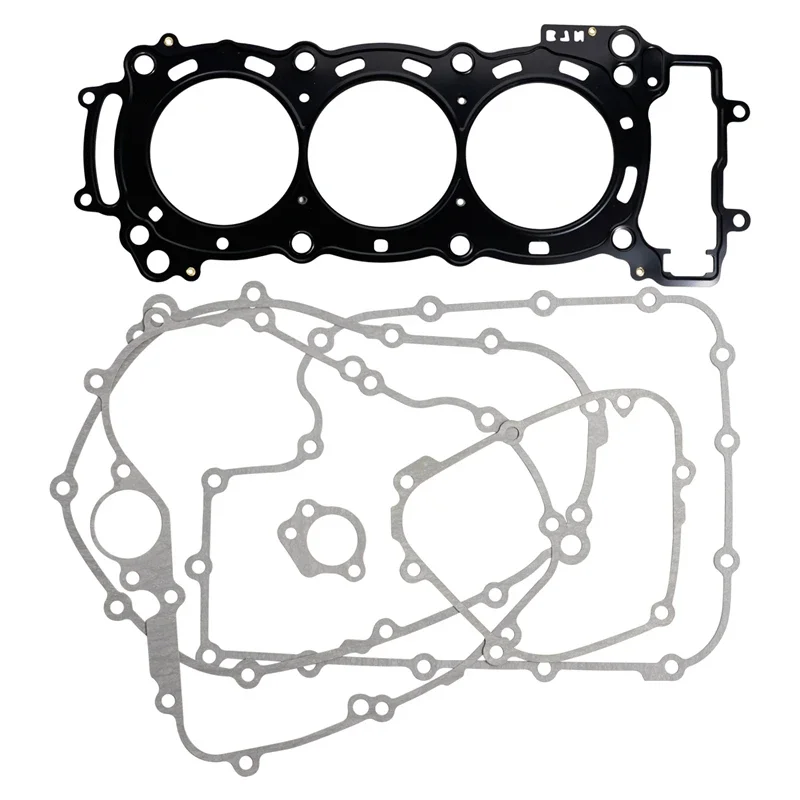 Motorcycle Crankcase Cover Cylinder Head Gasket Kits Set For Yamaha MT09 MT-09 2021-2023 tracer 9 GT 2021-2024 XSR900 2022