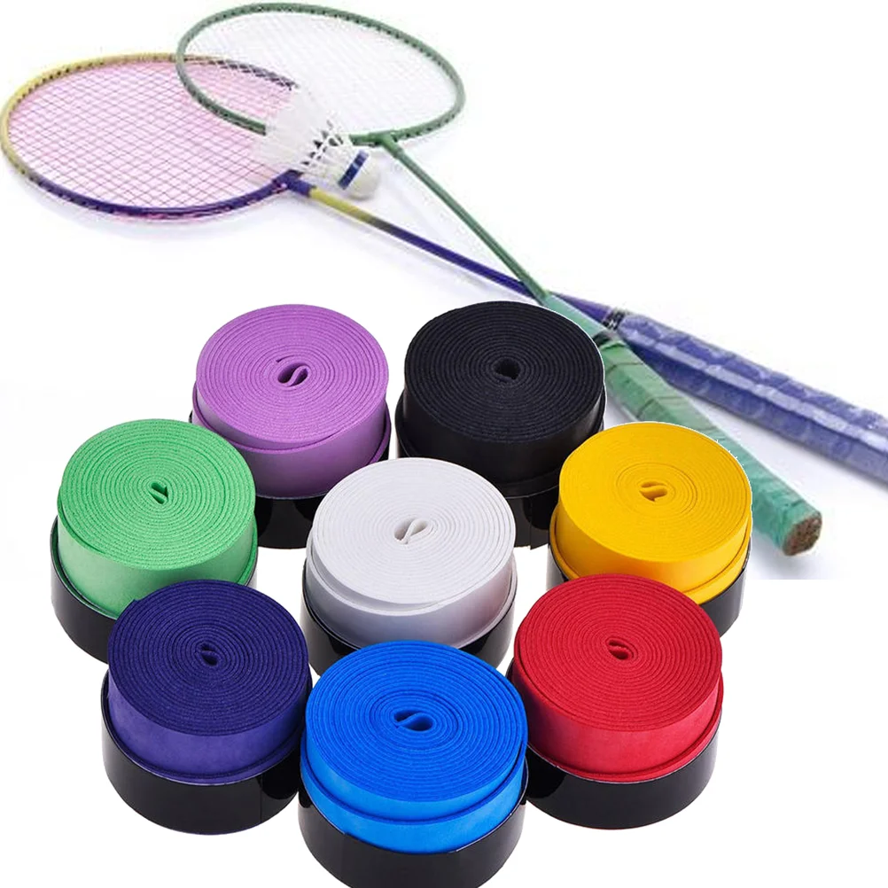 20 Pc Major Tape Double Sided Squash Ball Racket Band Pu Racquet Grip Head Sweatband