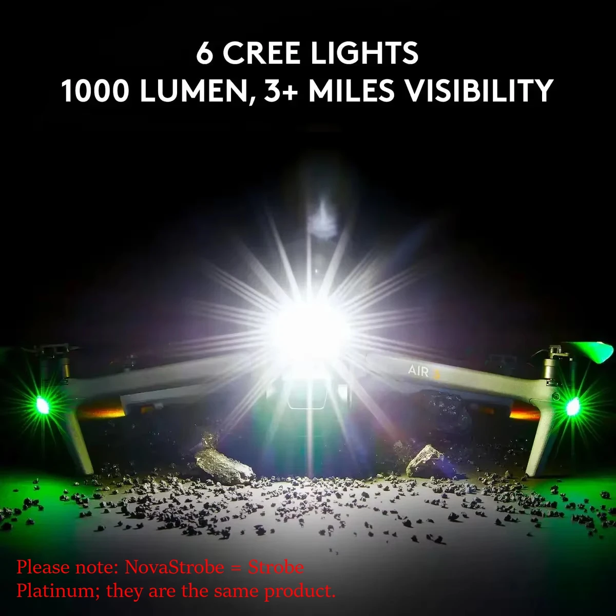 Drone Strobe Light - VIFLY Strobe Platinum / NovaStrobe -