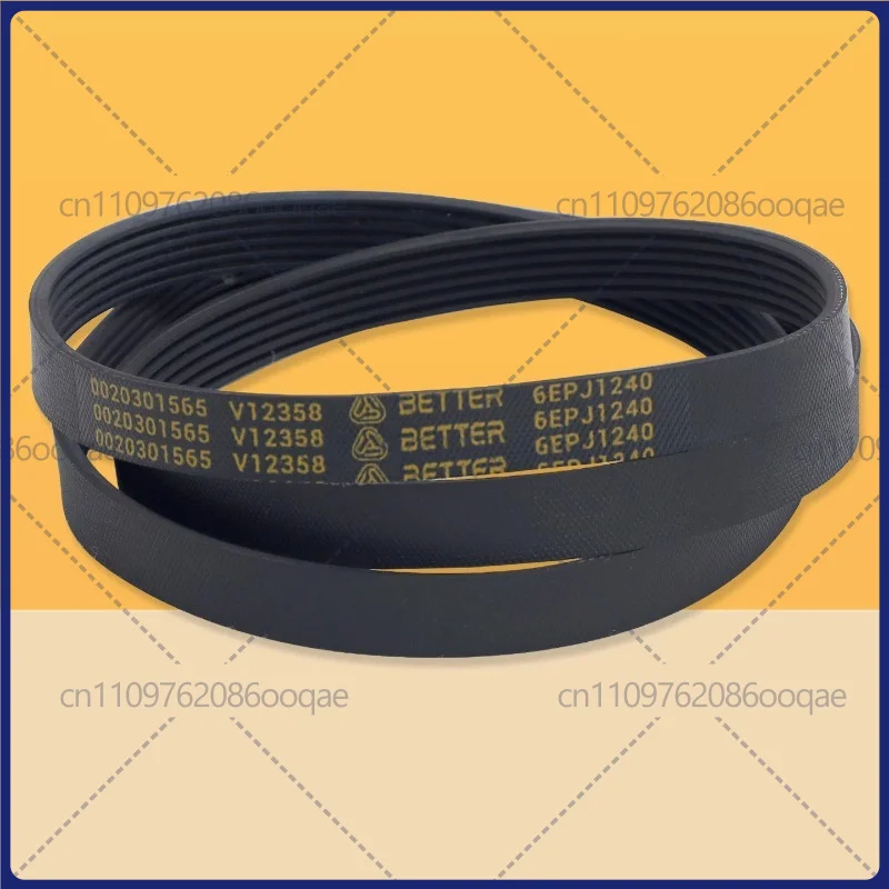 New 6EPJ1240 Drive Belt For Haier Front Load Washing Machine Triangular Belt Spare Parts