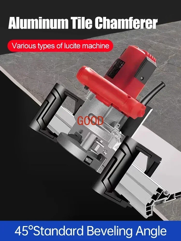 High Precision 45 Degree Multifunction Tile Chamfering Machine Dust-Free Bevel Cutting Tool for Home Improvement