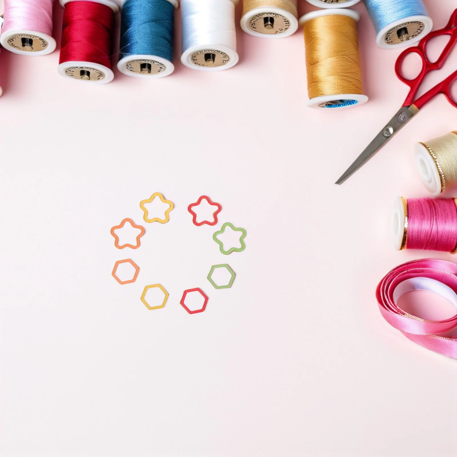 

Woven Marker Buckle DIY Knitting Tools Stitch Holder Cute Markers Iron Clip Coilless Safety Pins Crochet Rubber Counting