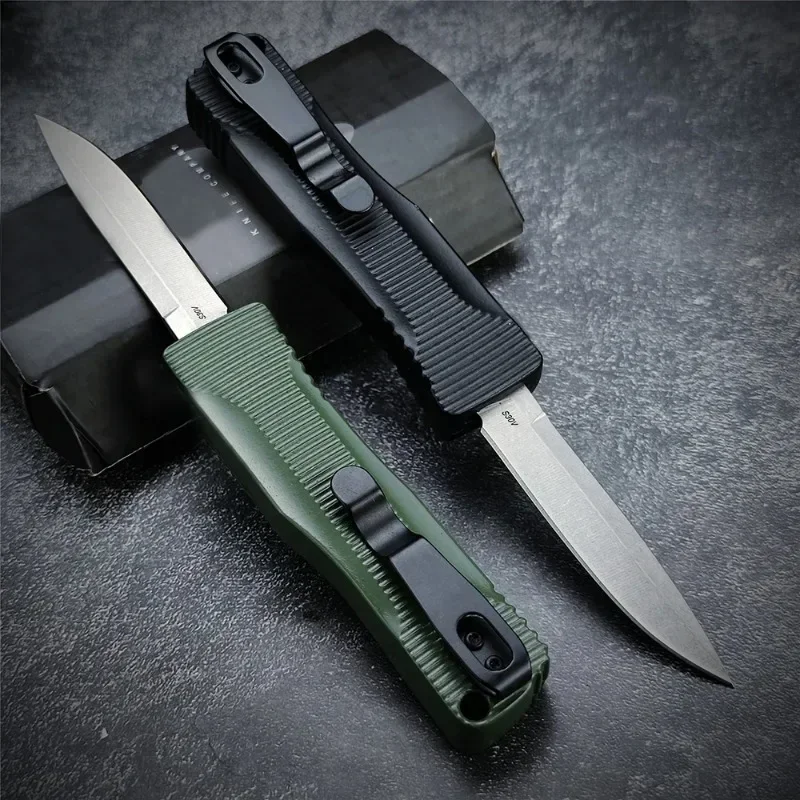 BM 4850 Quick Opening S30V Blade Zinc Aluminum Alloy Handle Tactical Survival Utility Tool Camping Mini Pocket Knife