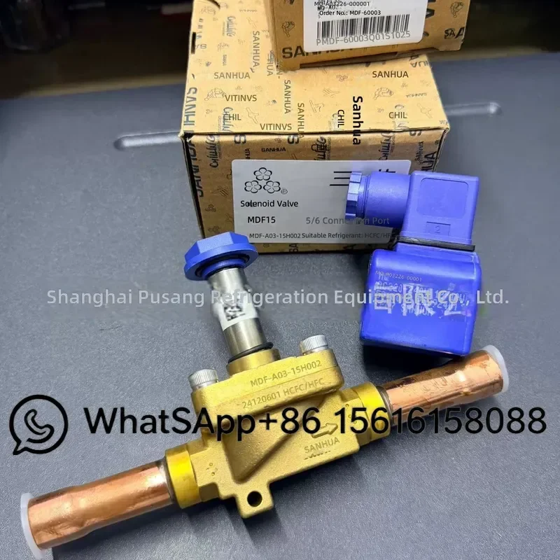 original-air-conditioner-cold-storage-sanhua-solenoid-valve-mdf-a03-15h002-mdf-a03-20h002-mdf-a03-22h004